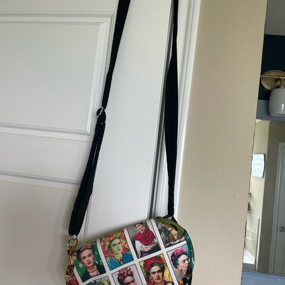 Colorful Frida Kahlo Crossbody Bag